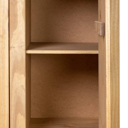 3-Door Wardrobe 118x50x171.5 cm Pine Panama Range bedroom furniture Kings Warehouse 