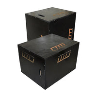 3 IN 1 Black Wood Plyo Games Plyometric Jump Box Sports & Fitness Kings Warehouse 