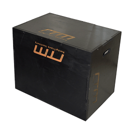 3 IN 1 Black Wood Plyo Games Plyometric Jump Box Sports & Fitness Kings Warehouse 
