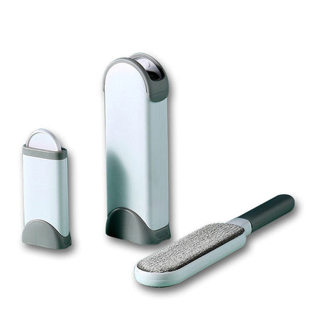 3 in 1 Furs Brusher Pet Hair Lint Remover Brush Self-cleaning Base Pet Care Kings Warehouse 