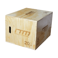3 IN 1 Wood Plyo Games Plyometric Jump Box Sports & Fitness Kings Warehouse 