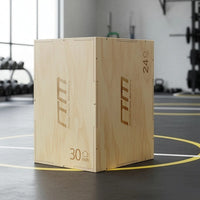 3 IN 1 Wood Plyo Games Plyometric Jump Box Sports & Fitness Kings Warehouse 