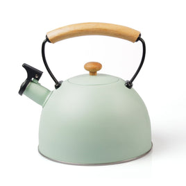 3 Liter Tea Whistling Kettle Stainless Steel Modern Whistling Tea Pot for Stovetop Kings Warehouse 