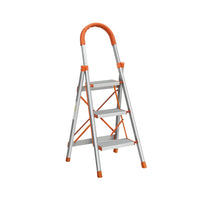 3 Step Ladder Multi-Purpose Folding Aluminium Light Weight Non Slip Platform Kings Warehouse 