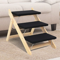 3 Steps Portable Dog Cat Pet Stairs Kings Warehouse 