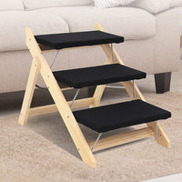 3 Steps Portable Dog Cat Pet Stairs Pet Care Kings Warehouse 