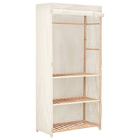 3-Tier Clothes Wardrobe 79x40x170 cm bedroom furniture Kings Warehouse 