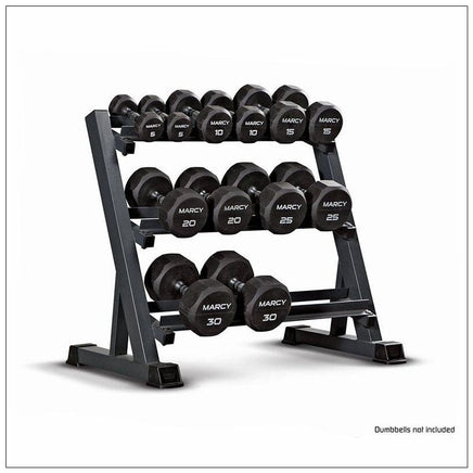 3-Tier Dumbbell Holder Rack Multilevel Weight Storage Organizer for Home Gym Sports & Fitness Kings Warehouse 