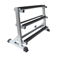 3 Tier Dumbbell Rack for Dumbbell Weights Storage Sports & Fitness Kings Warehouse 