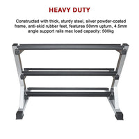 3 Tier Dumbbell Rack for Dumbbell Weights Storage Sports & Fitness Kings Warehouse 