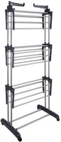 3 Tier Foldable Clothes Drying Rack for Laundry Dryer with Hanger Stand Rail Indoor Home & Garden Kings Warehouse 
