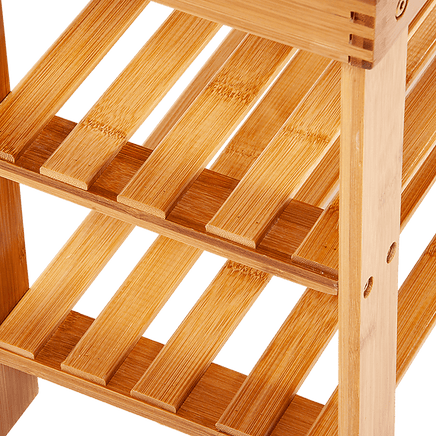 3 Tier Shoe Rack Bamboo Wooden Storage Shelf Stand Bench Cabinet Organiser Furniture Kings Warehouse 