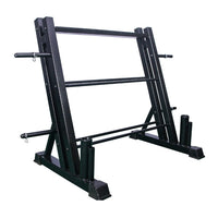 3-Tier Weights and Barbell Storage Rack Barbell Dumbbell Kettlebell Weight Plate Kings Warehouse 