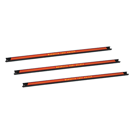3 x 61cm Magnetic Wall Mounted Tool Holder Storage Organiser Garage Workshop Tools Kings Warehouse 