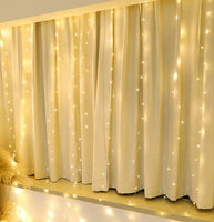 300 LEDs Window Curtain Fairy Lights 8 Modes and Remote Control for Bedroom (Warm White, 300 x 300cm) Kings Warehouse 