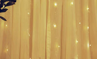 300 LEDs Window Curtain Fairy Lights 8 Modes and Remote Control for Bedroom (Warm White, 300 x 300cm) Kings Warehouse 