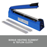300mm Impulse Heat Sealer Sealing SAA Machine Electric Plastic Poly Bag Kings Warehouse 