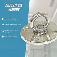 304 Stainless Steel Suspension Hook Wall Ceiling Mount Hanger Anchor Bracket Home & Garden Kings Warehouse 