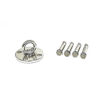 304 Stainless Steel Suspension Hook Wall Ceiling Mount Hanger Anchor Bracket Home & Garden Kings Warehouse 