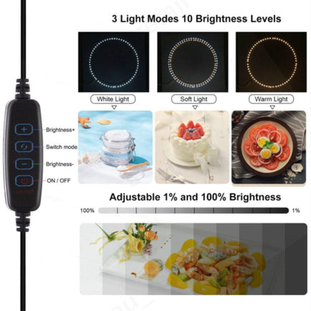 30CM Portable Photo Studio LED Light Tent Bar Cube Soft Box Room Photography Kings Warehouse 