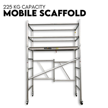 3.0M Aluminium Scaffold Mobile Tower Single Width Platform Height AU Standard Tools Kings Warehouse 