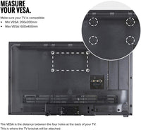 32-70 Inch Fixed TV Wall Mount Bracket TV Bracket Wall Mount up to 75KG Kings Warehouse 