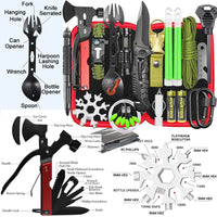 32 In 1 Emergency Survival Equipment Kit Camping SOS Tool Sports Tactical Hiking Electronics Kings Warehouse 