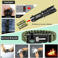 32 In 1 Emergency Survival Equipment Kit Camping SOS Tool Sports Tactical Hiking Electronics Kings Warehouse 