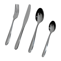 32 Piece Stainless Steel Cutlery Set Knives Fork Spoon Teaspoon Home & Garden KingsWarehouse 