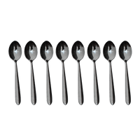 32 Piece Stainless Steel Cutlery Set Knives Fork Spoon Teaspoon Home & Garden KingsWarehouse 