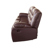 3+2 Seater Recliner Sofa In Faux Leather Lounge Couch in Brown Furniture Kings Warehouse 