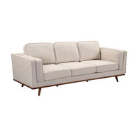 3+2 Seater Sofa Beige Fabric Lounge Set for Living Room Couch with Wooden Frame Furniture Kings Warehouse 