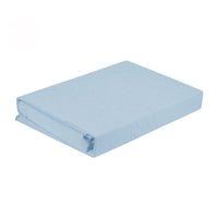 325TC 100% Cotton Sateen Sheet Set Dusty Blue Double Home & Garden Kings Warehouse 