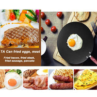 32cm Nonstick Frying Indian Tava Dosa Chapati Pan Flat Skillet Griddle Pan Home & Garden Kings Warehouse 