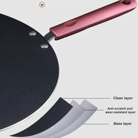 32cm Nonstick Frying Indian Tava Dosa Chapati Pan Flat Skillet Griddle Pan Home & Garden Kings Warehouse 