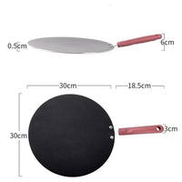 32cm Nonstick Frying Indian Tava Dosa Chapati Pan Flat Skillet Griddle Pan Home & Garden Kings Warehouse 