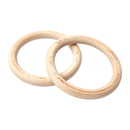 32mm Wooden Gymnastic Rings Olympic Gym Rings Strength Training Sports & Fitness Kings Warehouse 