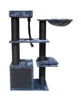 33kg 160 cm XL Multi Level 14cm Thick Cat Scratching Post Tree Scratcher Pole- Grey Pet Care Kings Warehouse 