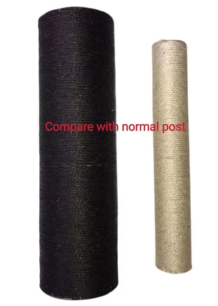33kg 160 cm XL Multi Level 14cm Thick Cat Scratching Post Tree Scratcher Pole- Grey Pet Care Kings Warehouse 