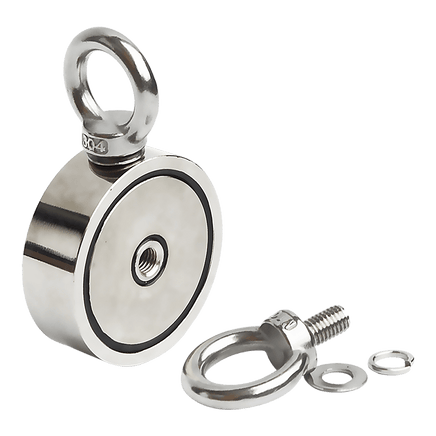 340Kg Salvage Strong Recovery Magnet Neodymium Hook Treasure Hunting Fishing Gift & Novelty Kings Warehouse 