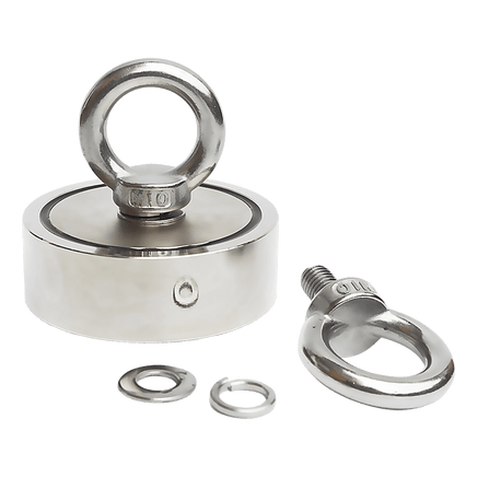 340Kg Salvage Strong Recovery Magnet Neodymium Hook Treasure Hunting Fishing Gift & Novelty Kings Warehouse 