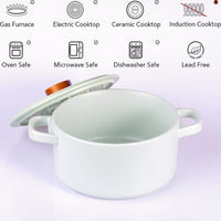 3.5L Ceramic Cooking Pot Clay Pot Japanese Donabe Chinese Ceramic Claypot Cookware Stockpot Lid Kings Warehouse 
