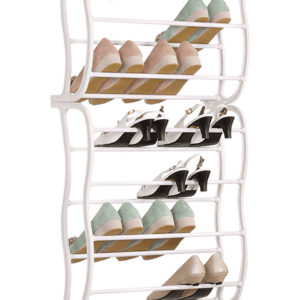 36 Pair Shoe Holder Organiser Over The Door Hanging Shelf Rack Storage Hook Furniture Kings Warehouse 