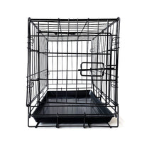 36" Pet Dog Cage Kennel Metal Crate Enlarged Thickened Reinforced Pet Dog House Kings Warehouse 