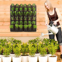 36 Pockets Wall Hanging Planter Planting Grow Bag Vertical Garden Vegetable Flower Black Kings Warehouse 