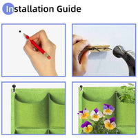 36 Pockets Wall Hanging Planter Planting Grow Bag Vertical Garden Vegetable Flower Green Kings Warehouse 