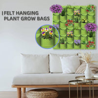 36 Pockets Wall Hanging Planter Planting Grow Bag Vertical Garden Vegetable Flower Green Kings Warehouse 