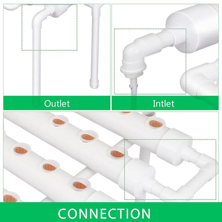 36 Sites Hydroponic Grow Tool Kits Vegetable Garden System 220V Water Pump Kings Warehouse 