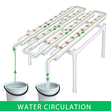 36 Sites Hydroponic Grow Tool Kits Vegetable Garden System 220V Water Pump Kings Warehouse 