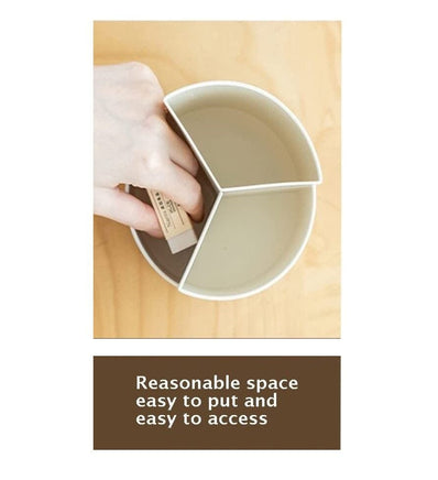 360 degree rotating multi-functional pen holder with 3 separate layer for office desk organiser (Grey) Kings Warehouse 